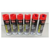 Krylon Industrial Fluorescent Red Inverted Marking