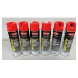 Krylon Industrial Fluorescent Red Inverted Marking