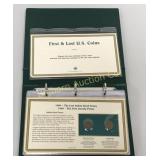 First & Last US Coins Set, 1909 Indian & Lincoln