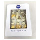 Pillsbury Doughboy Bakery Magnets 6 Pc Lot in