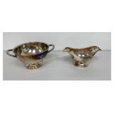 VTG Sambonet Italy Gravy Boat & 8ï¿½" Pedestal