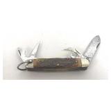 VTG KA-BAR Scout-Camp Folding Knife w/ Bail