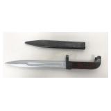 VTG Polish Bayonet w/ Scabbard Stamped 1958