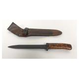 VTG Czech VZ 58 Bayonet w/ Leather Scabbard