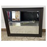 Oil Rubbed Framed Beveled Mirror Will Hang