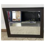 Oil Rubbed Framed Beveled Mirror Will Hang