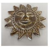 Terracotta 14" Sun Face Wall Decor