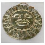 Terracotta 19" Sun & Moon Face Wall Decor