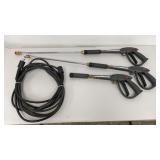 Pressure Washer 30 Ft Hose & 3 Wands