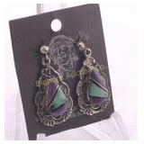 Navajo Handmade Earrings Sterling Silver &