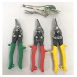 Wiss Tin Snips, Vise Grips Hand Brake