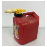 2 ï¿½ Gallon Gas Can w/ Spout & Partial Contents