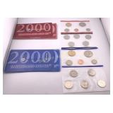 2000 US Mint Uncirculated Coin Set, P&D Mints