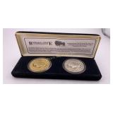 Buffalo Dollar Comemortives Bronze and Plated