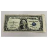 1935-E Off Set One Dollar Silver Certificate