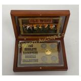 Obsolete Racketeer Nickels Collection in Wooden