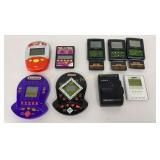 Handheld Game Assortment, Sony Walkman 9 Pc Lot