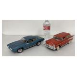 1:18 Scale ERTL 1969 GTO, 1957 Chevy Nomad