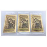 Idaho 1/4 Gold Backs 3 Pc Lot