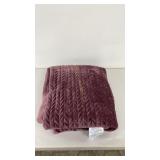 Ann Taylor Throw Blanket 60" x 70"