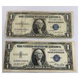 1935 E, 35-G One Dollar Silver Certificates