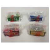 Hot Wheels License Plate Series: Cuda, Mustang,