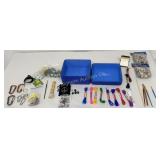 Art & Craft Items: Lacing, Marbles, River Stones,