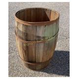 VTG Wooden Barrel Approx 36" Tall