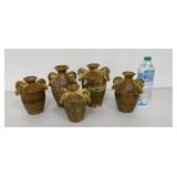 Terracotta Decorative Vases 5 PC Lot