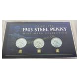 1943 Steel Penny Mint Mark Collection
