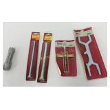 Plumbing Tools; Spud Wrench, Faucet Handle Puller