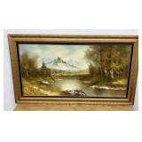 VTG D. Blossom Framed Art Print