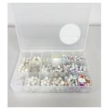 Bead Assortment in Organizer White & Multi-Color