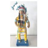 Handmade Native American Doll Approx 14" Tall