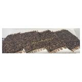 Hand Tier Leathe Placemats w/ Wood Bead