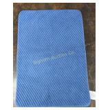 Blue Memory Foam Bath Mat 23" x 35"
