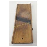Antique Wooden Cabbage Shredder Slaw Board