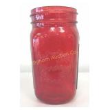 Ruby Mason Jar "Jardin" EST. 1946