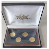 2008 Presidential Dollar Coin Set in Wood Display