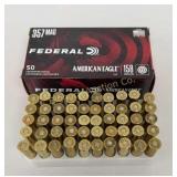 Ammo 357 Mag 50 Rds Federal American Eagle 158 Gr