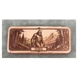 Bigfoot Sasquatch 10 Oz. .999 Copper Bar