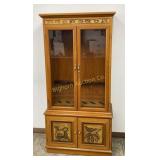 Wooden Gun Cabinet Holds 6 Long Guns Plus Enclosed