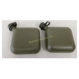 GI Collapsible 8 Qt Bladder Canteens 2 PC Lot