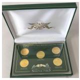 2010 National Parks Gold Layered Quarter Set