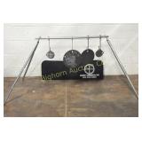 Pipe Stand & Steel Shooting Targets w/ Storage Bag