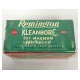 VTG 357 Mag Ammo 50 Rds Remington Kleanbore