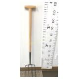 T-Handle Garden Fork Hand Forged Stainless Steel