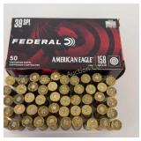 Ammo 38 Special 50 Rds Federal American Eagle