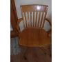 Oak office chair