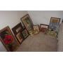 Lot of framed prints and pictures